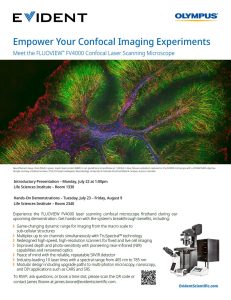 Empower your confocal imaging experiments featuring Evident FV4000 Confocal laser scanning microscope